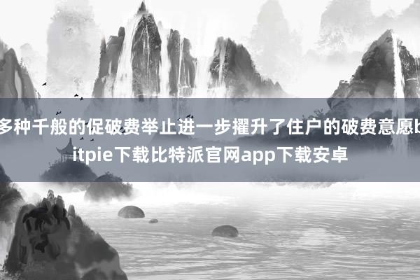 多种千般的促破费举止进一步擢升了住户的破费意愿bitpie下载比特派官网app下载安卓