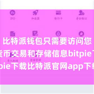 比特派钱包只需要访问您的数字货币交易和存储信息bitpie下载比特派官网app下载安卓