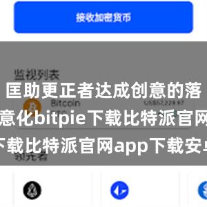 匡助更正者达成创意的落地和生意化bitpie下载比特派官网app下载安卓