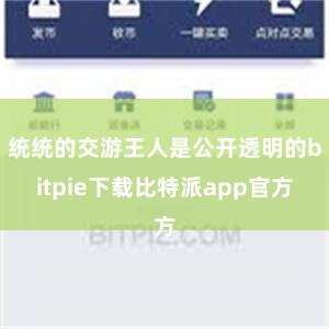 统统的交游王人是公开透明的bitpie下载比特派app官方