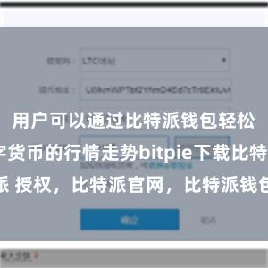 用户可以通过比特派钱包轻松查看数字货币的行情走势bitpie下载比特派 授权，比特派官网，比特派钱包，比特派下载